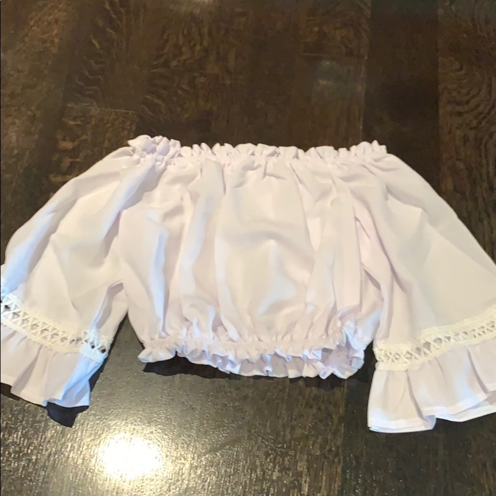 Off the shoulder shirt